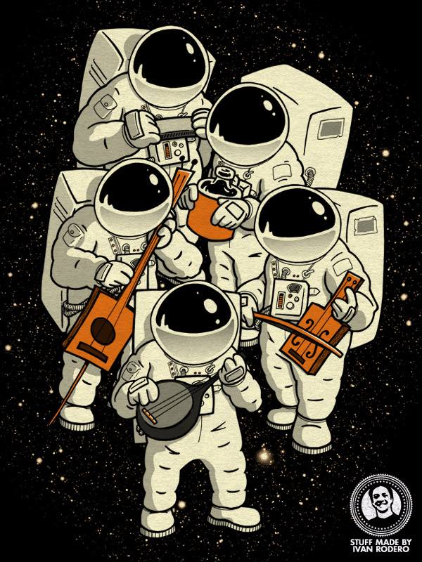 Space Jamboree, an illustration by Ivan Rodero