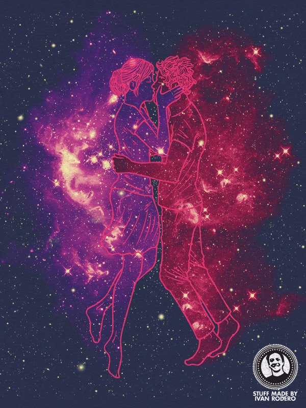Universes Collide, an illustration by Ivan Rodero